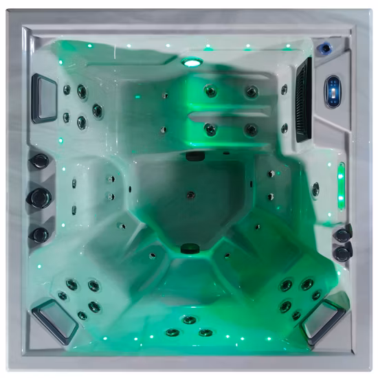 Sanitärkeramik Hot SPA Badewanne Australien Standard Einfache Badewanne Freistehende Badewanne Wasserfall Acryl Massagebadewanne