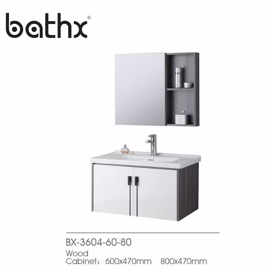 Beliebte Design-wasserdichte Badezimmer-Spiegelschränke aus Sperrholz für moderne Badezimmer-Waschtischschränke